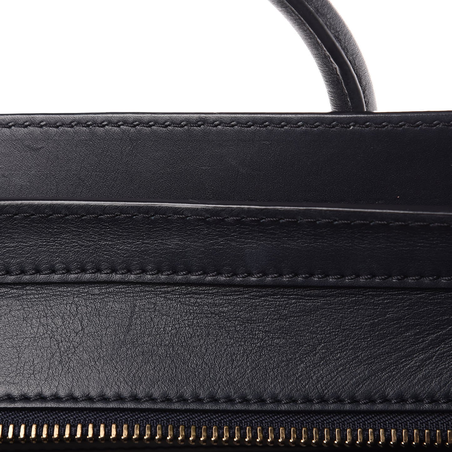 Smooth Calfskin Micro Luggage Navy Blue