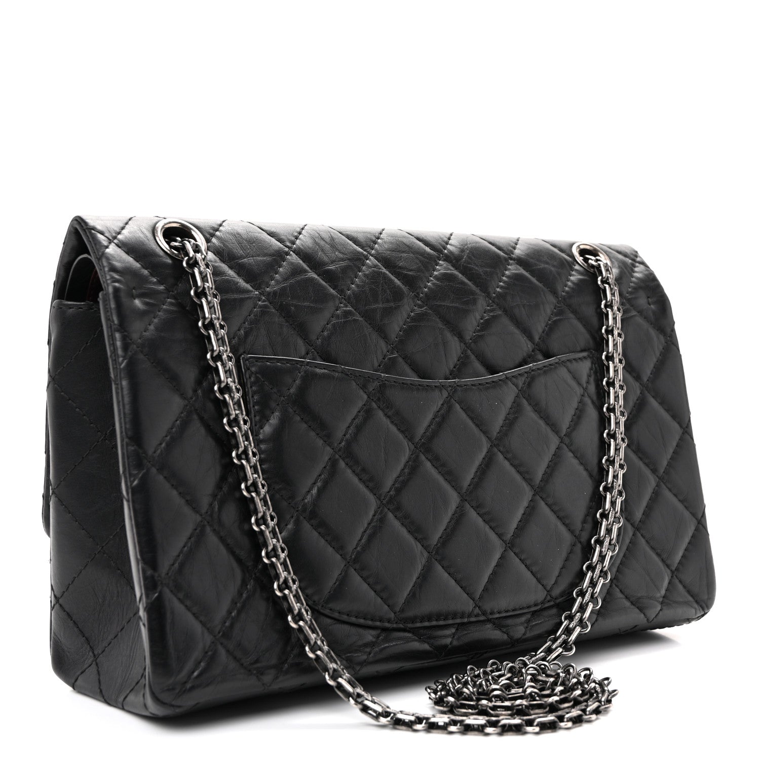 Chanel Aged Calfskin Quilted 2.55 Reissue 226 Flap Black 3 of 10