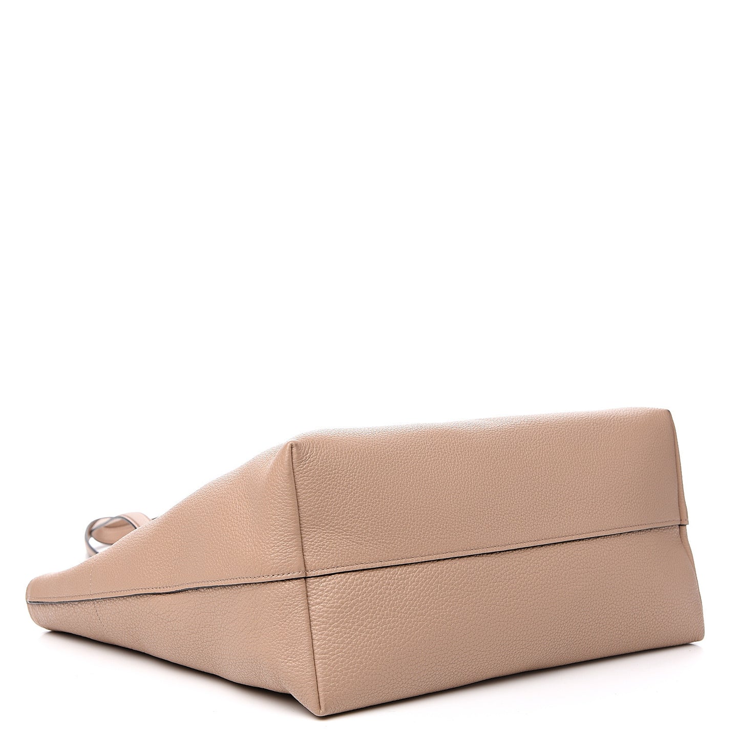 Vitello Phenix Zip Shopping Tote Cammeo