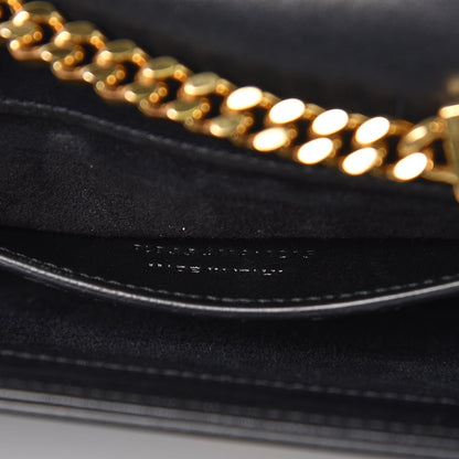 Saint Laurent Smooth Calfskin Medium Classic Monogram Kate Tassel Satchel Black 8 of 15