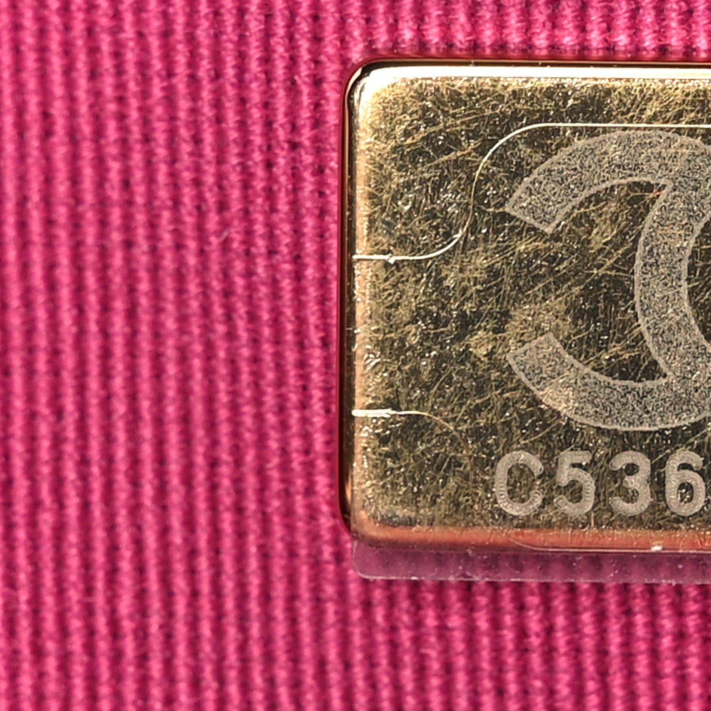 Velvet Camellia Embossed Mini Square Flap Pink