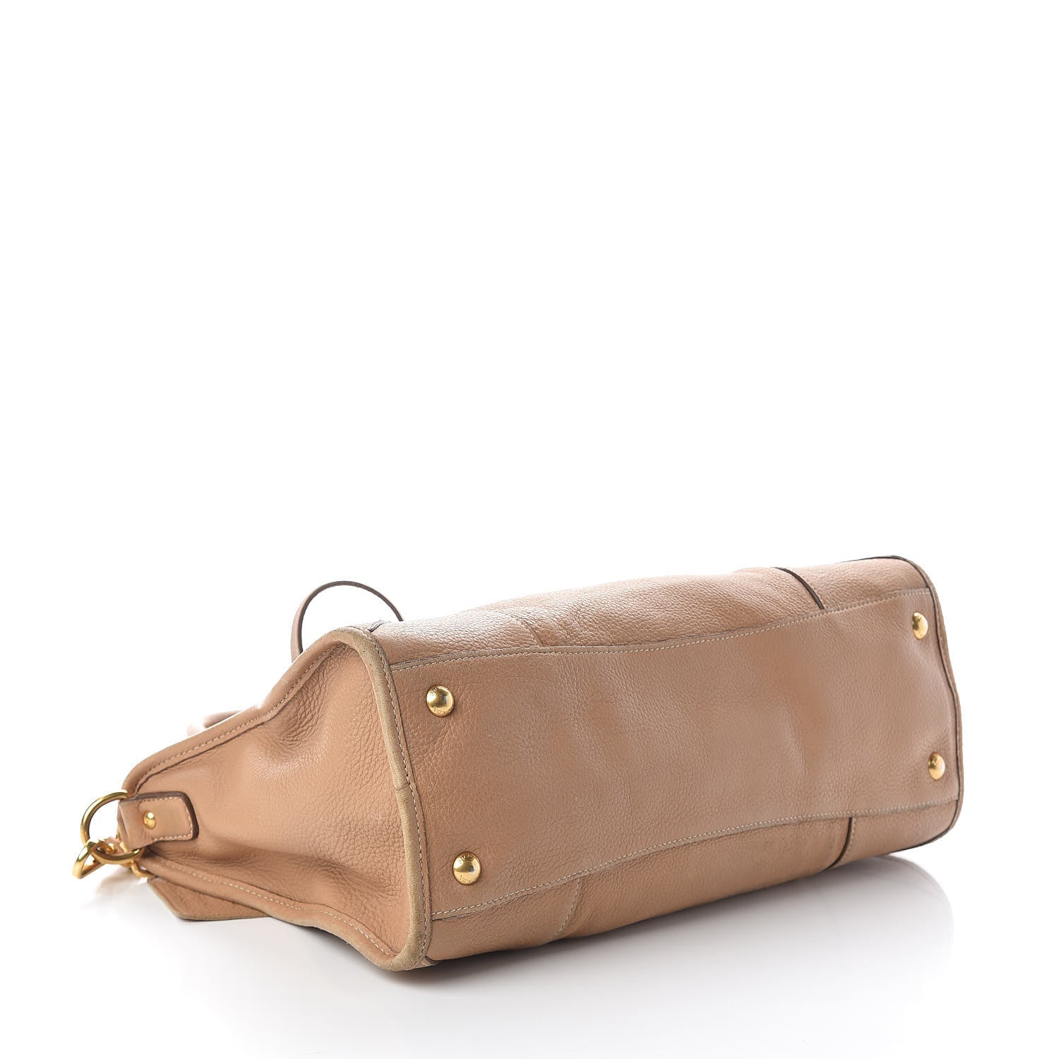 Prada Cervo Deerskin Shoulder Bag Sabbia 4 of 10