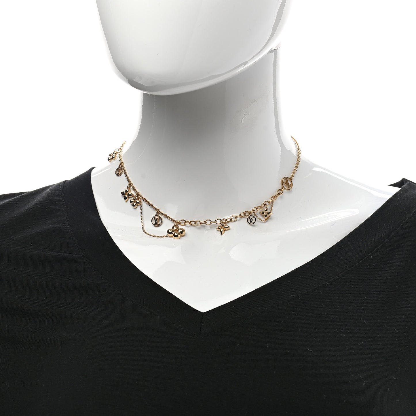 Metal Blooming Supple Necklace Gold