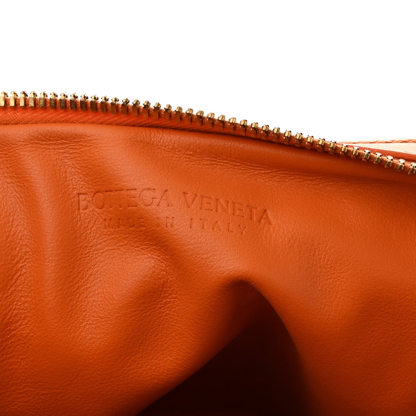 Nappa Intrecciato BV Twist Orange