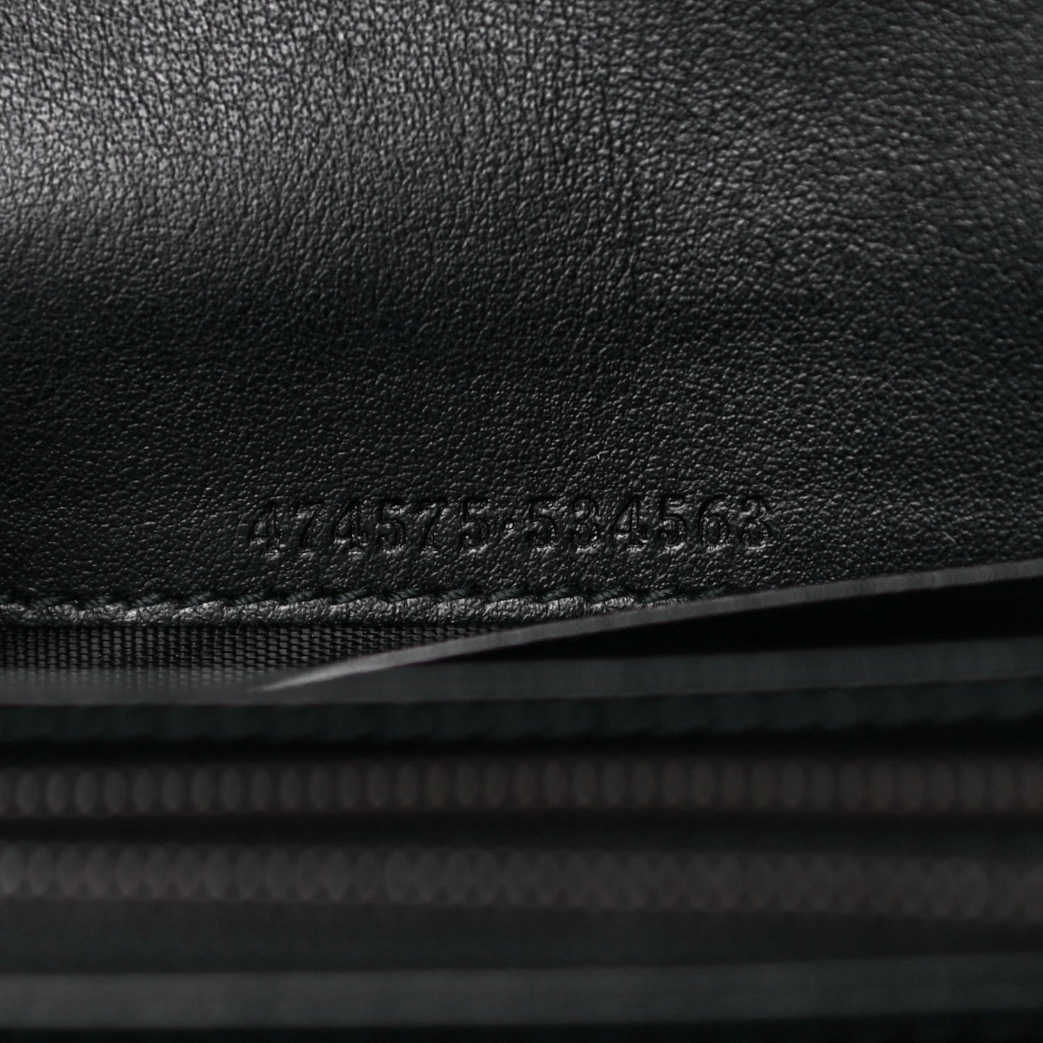 Gucci Calfskin Matelasse GG Marmont Chain Wallet Black 7 of 13