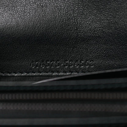 Gucci Calfskin Matelasse GG Marmont Chain Wallet Black 7 of 13