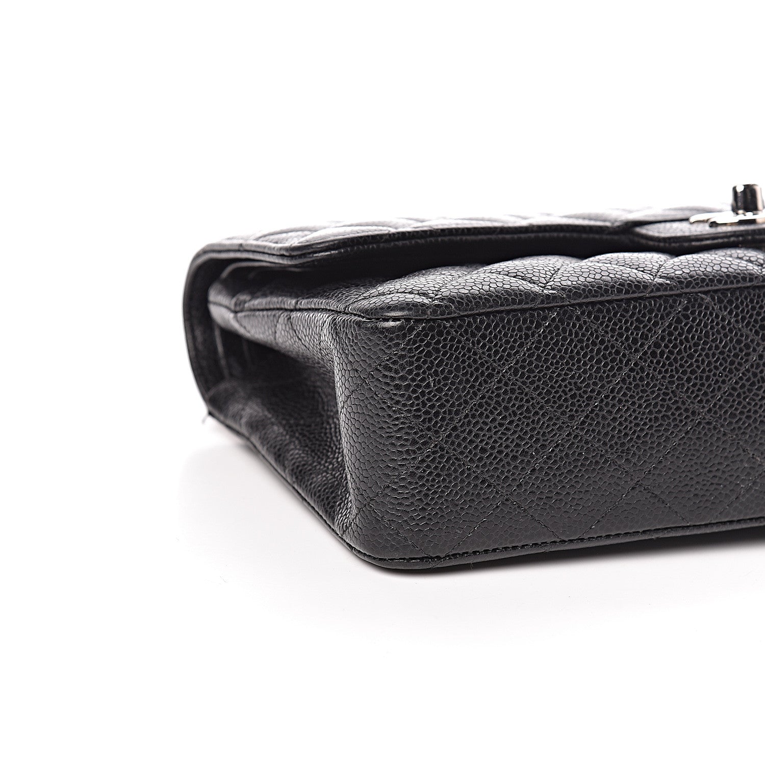 Chanel Caviar Quilted Medium Double Flap Black 11 of 15