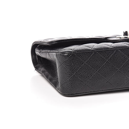 Chanel Caviar Quilted Medium Double Flap Black 11 of 15