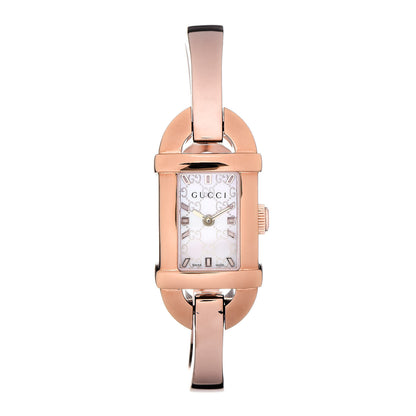 Gucci Stainless Steel Mother of Pearl 16mm 6800L Quartz Watch 1 of 7
