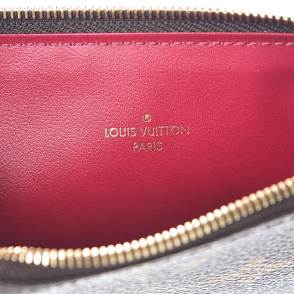 Louis Vuitton Monogram Felicie Chain Wallet Zippered Insert Fuchsia 6 of 6