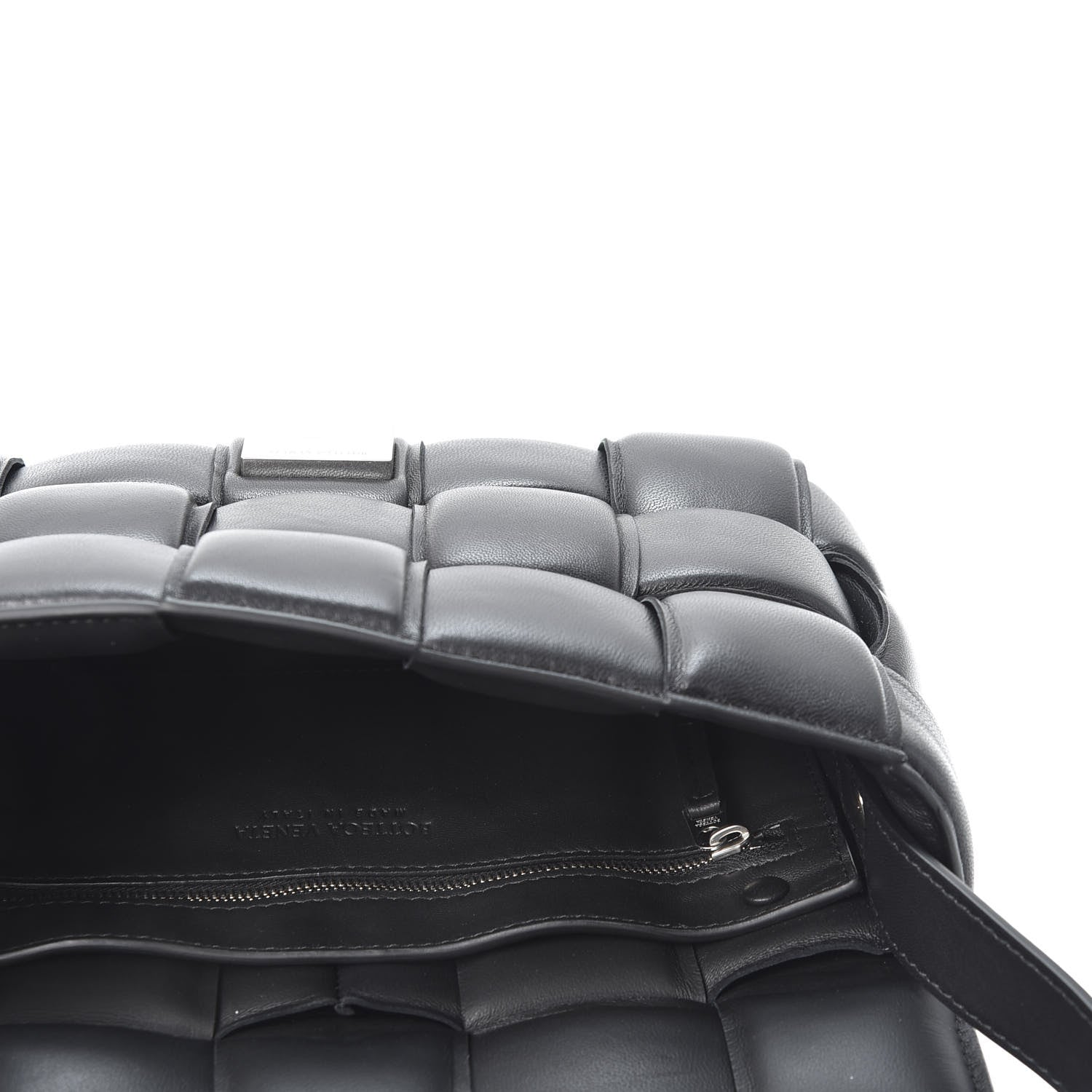 Bottega Veneta Nappa Maxi Intreccio Padded Cassette Crossbody Bag Black 4 of 9