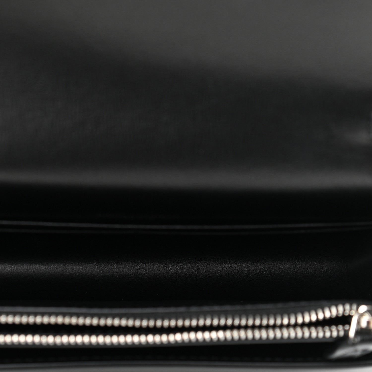 Saint Laurent Calfskin Monogram Sunset Chain Wallet Black 5 of 10