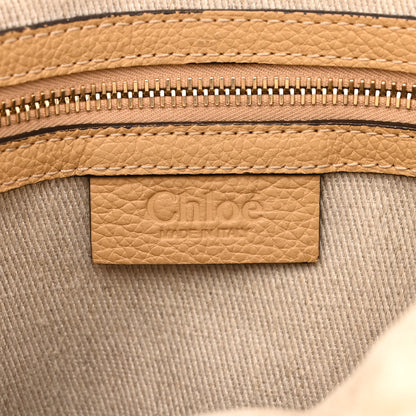 Chloe Calfskin Medium Marcie Satchel Sand Shell 6 of 14