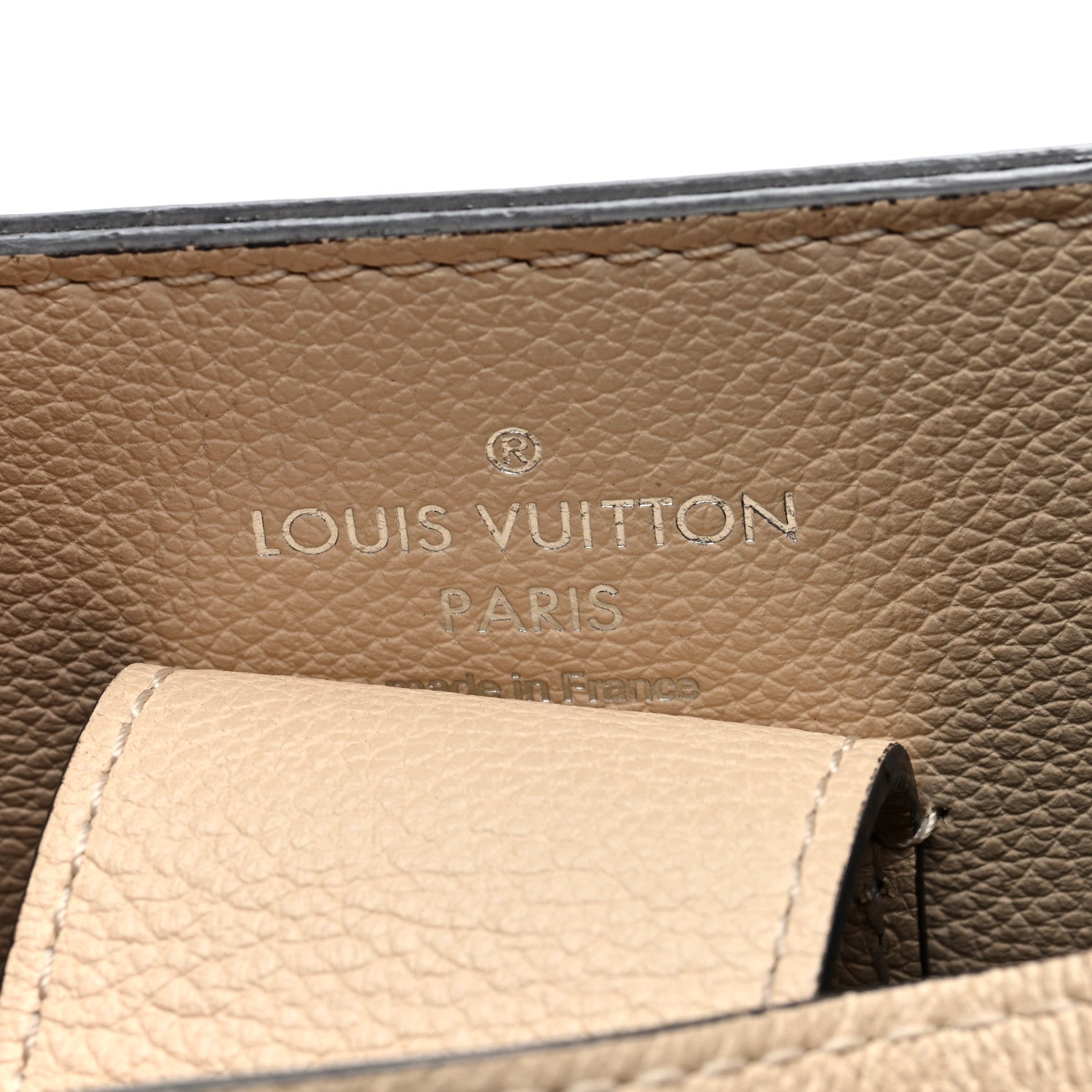 Louis Vuitton Calfskin Flowers Lockme Bucket Creme 6 of 10