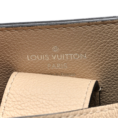 Louis Vuitton Calfskin Flowers Lockme Bucket Creme 6 of 10