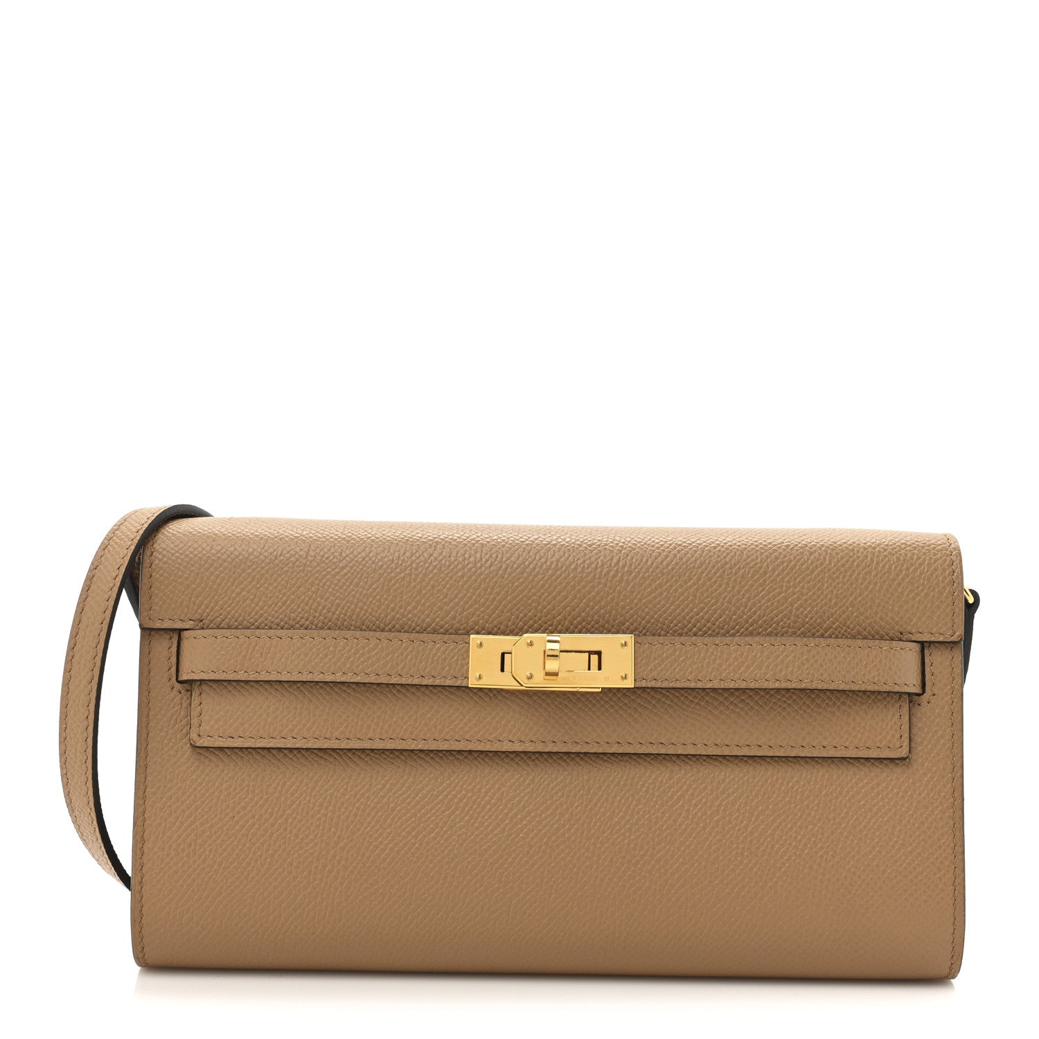 Hermes Epsom Verso Kelly Wallet To Go Chai Mauve Sylvestre 1 of 14