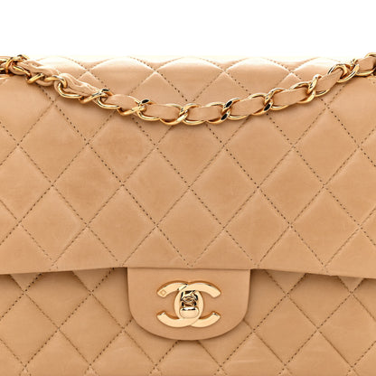 Chanel Lambskin Quilted Small Double Flap Beige 8 of 11