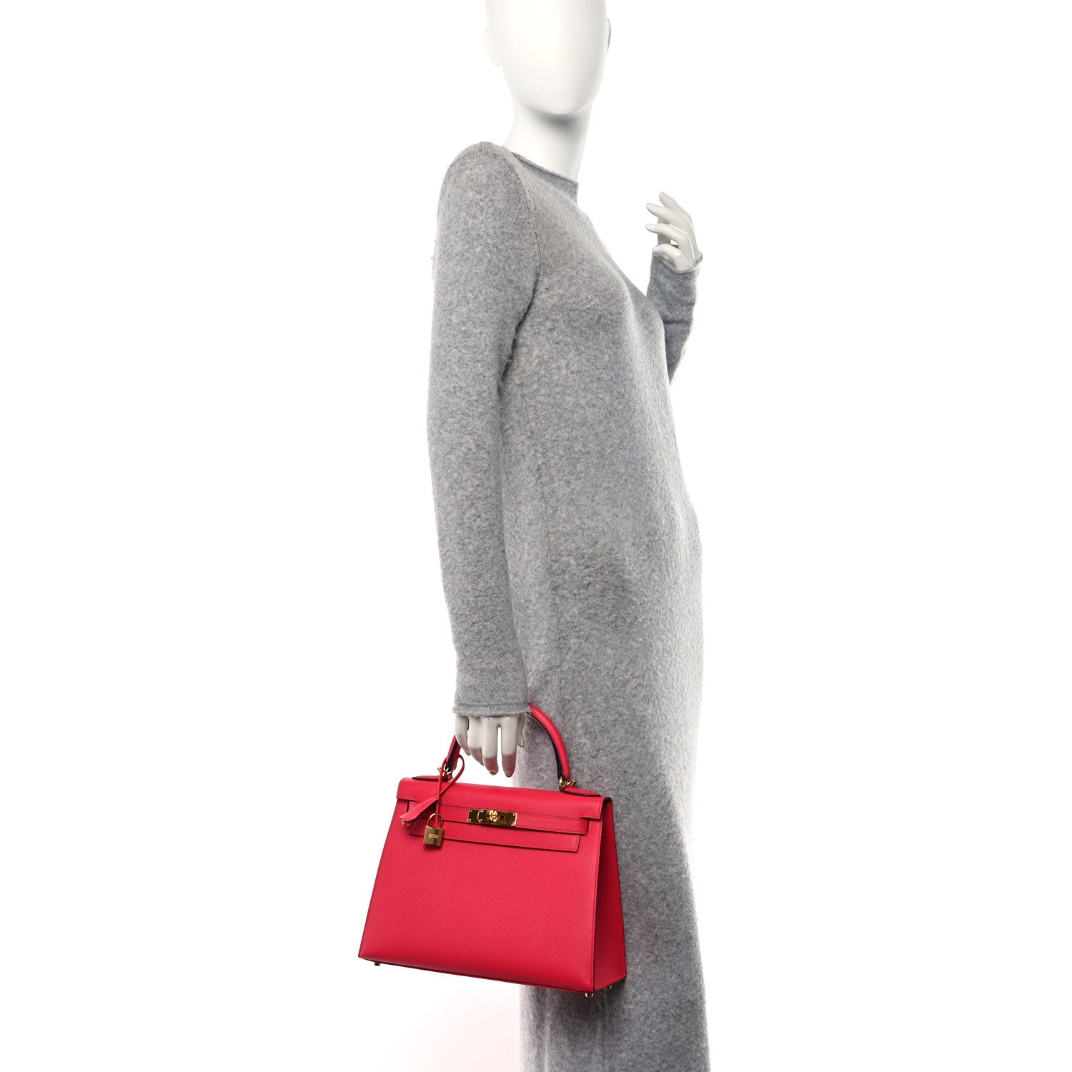 Hermes Epsom Kelly Sellier 28 Rose Extreme 2 of 11