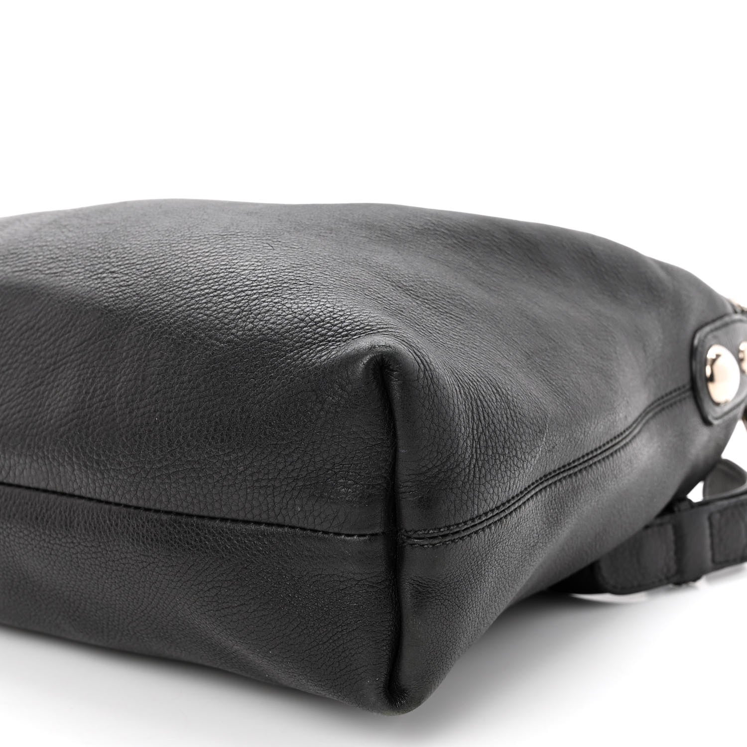 Gucci Calfskin Icon Bit Medium Hobo Black 9 of 12
