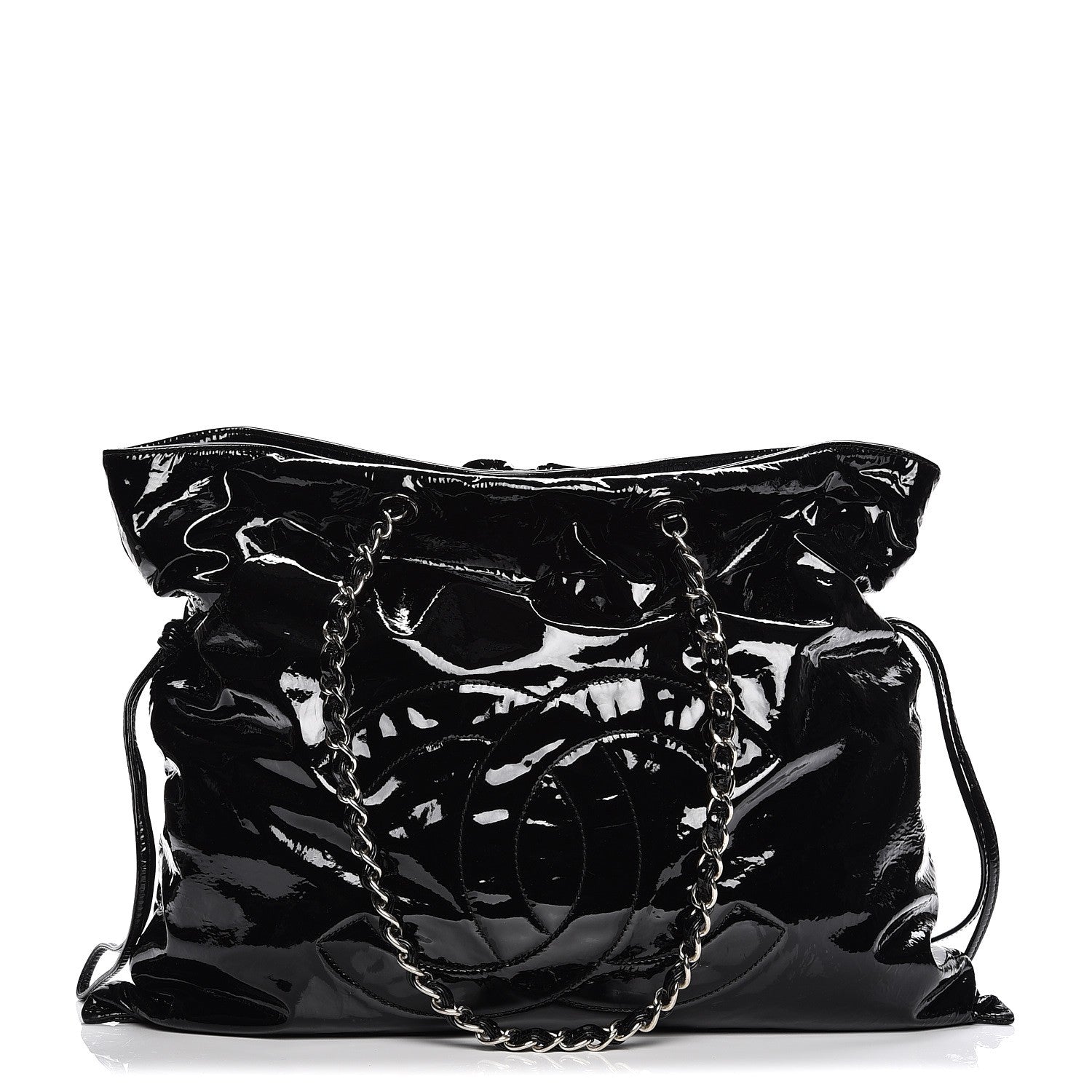 Chanel Patent Bonbons Shopper Tote Black 1 of 7