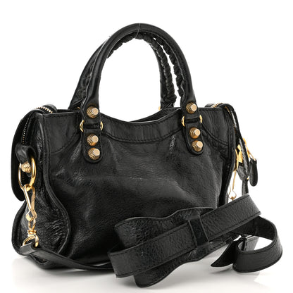 Balenciaga Agneau Giant 12 Gold Hardware Mini City Black 3 of 10