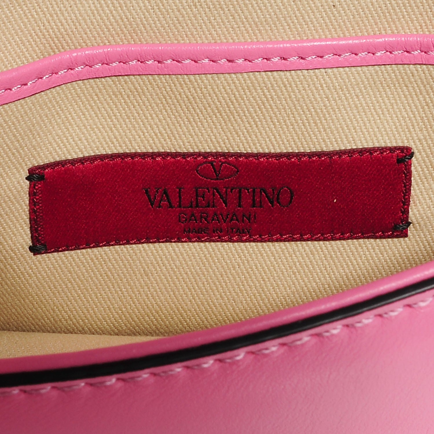 Valentino Garavani Vitello Mini Glam Lock Rockstud Flap Ninphea 7 of 9