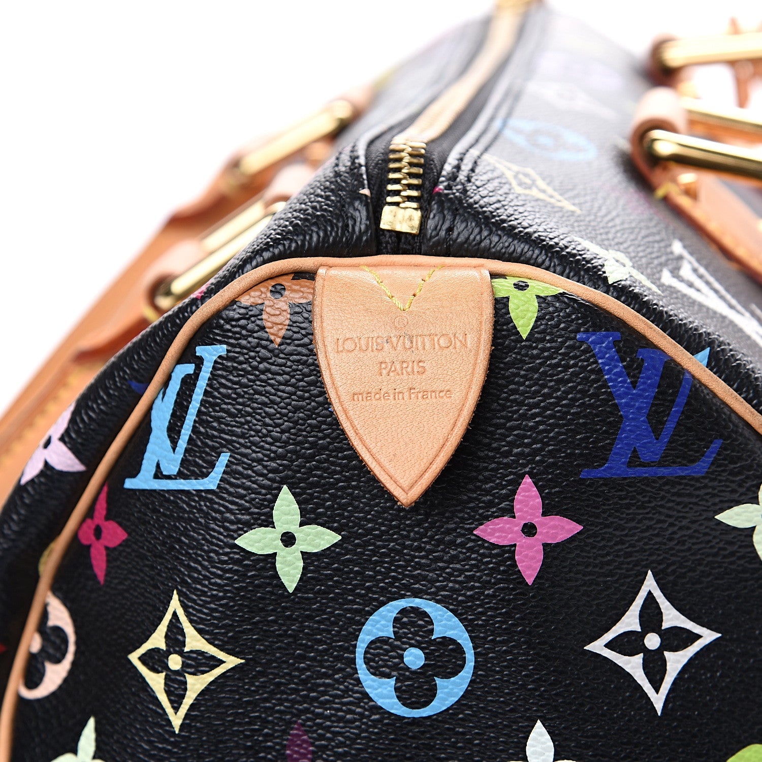 Louis Vuitton Monogram Multicolor Speedy 30 Black 5 of 11