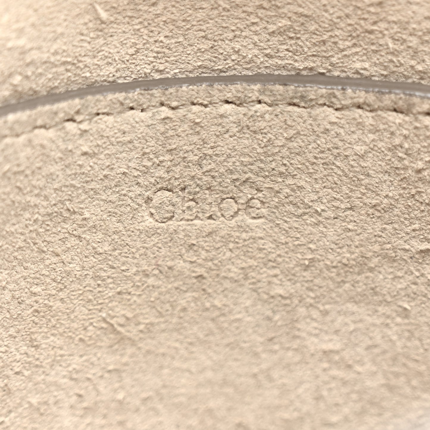 Calfskin Suede Mini Pixie Signature Belt Bag Motty Grey