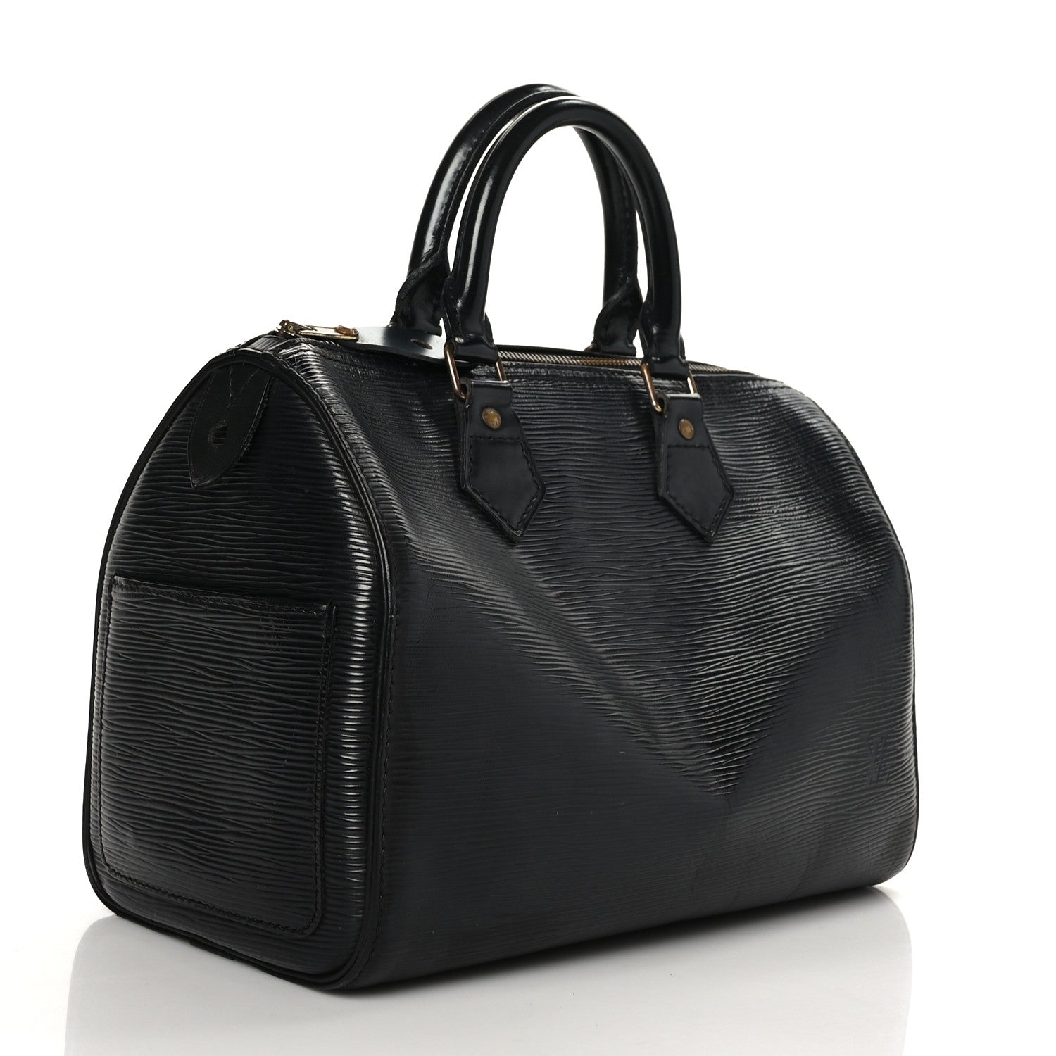 Louis Vuitton Epi Speedy 25 Black 3 of 11