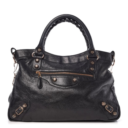 Balenciaga Agneau Giant 12 Rose Gold Hardware Town Black 1 of 9