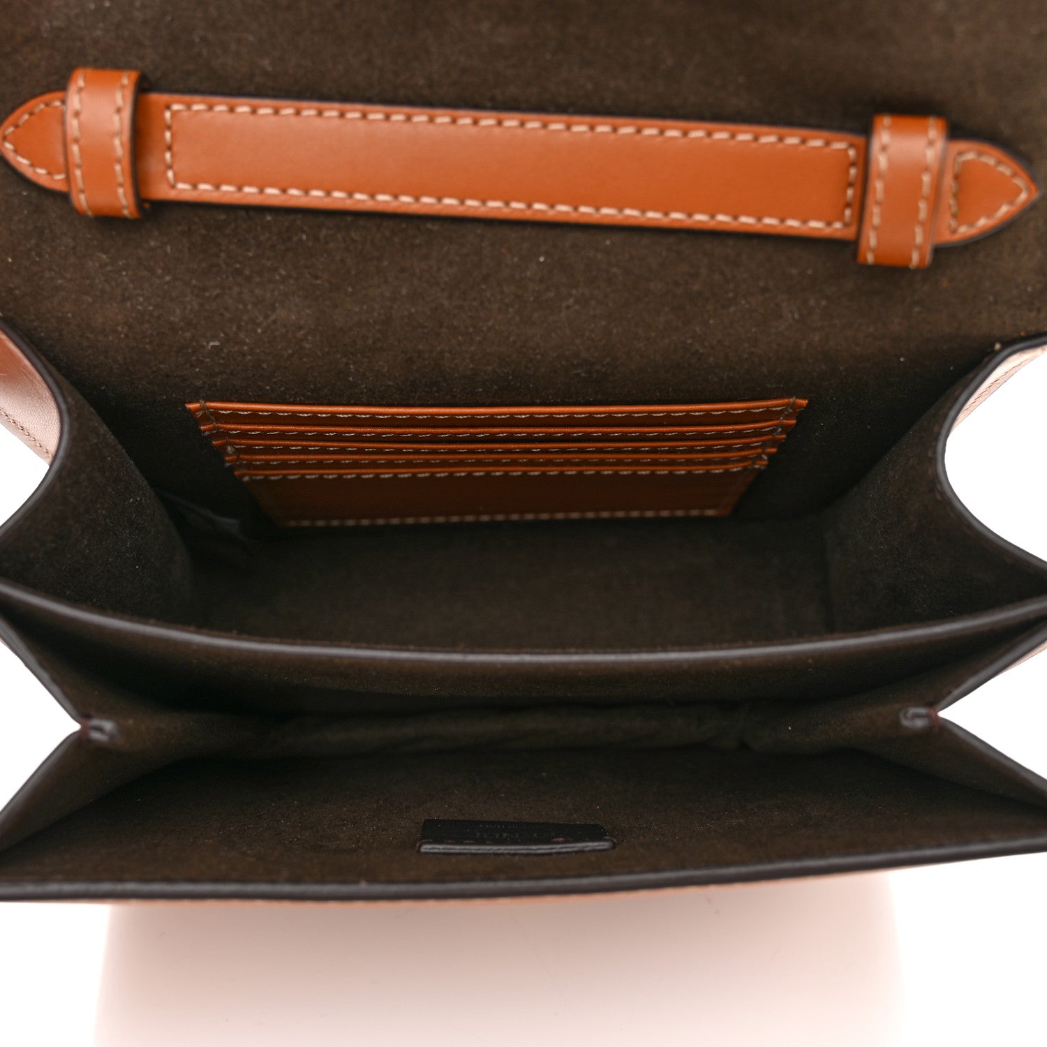 Fendi Vitello King Crystal Fab Crossbody Bag Cuoio 5 of 11