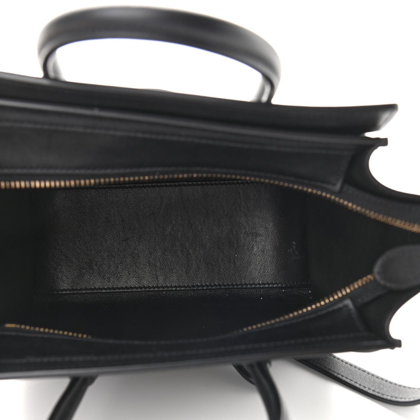 Smooth Calfskin Nano Luggage Black