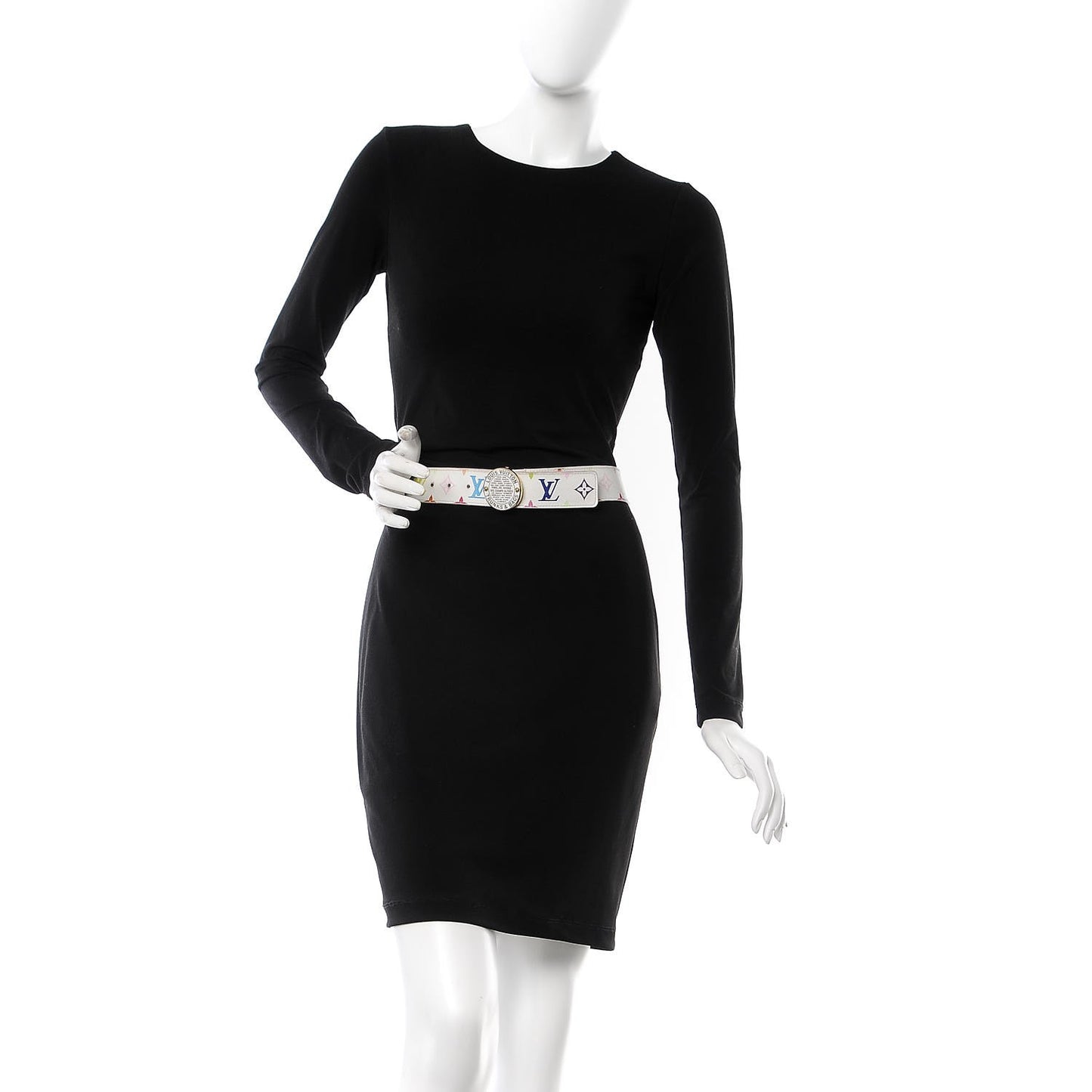 Monogram Multicolor Trunks and Bags Belt 90 36 White