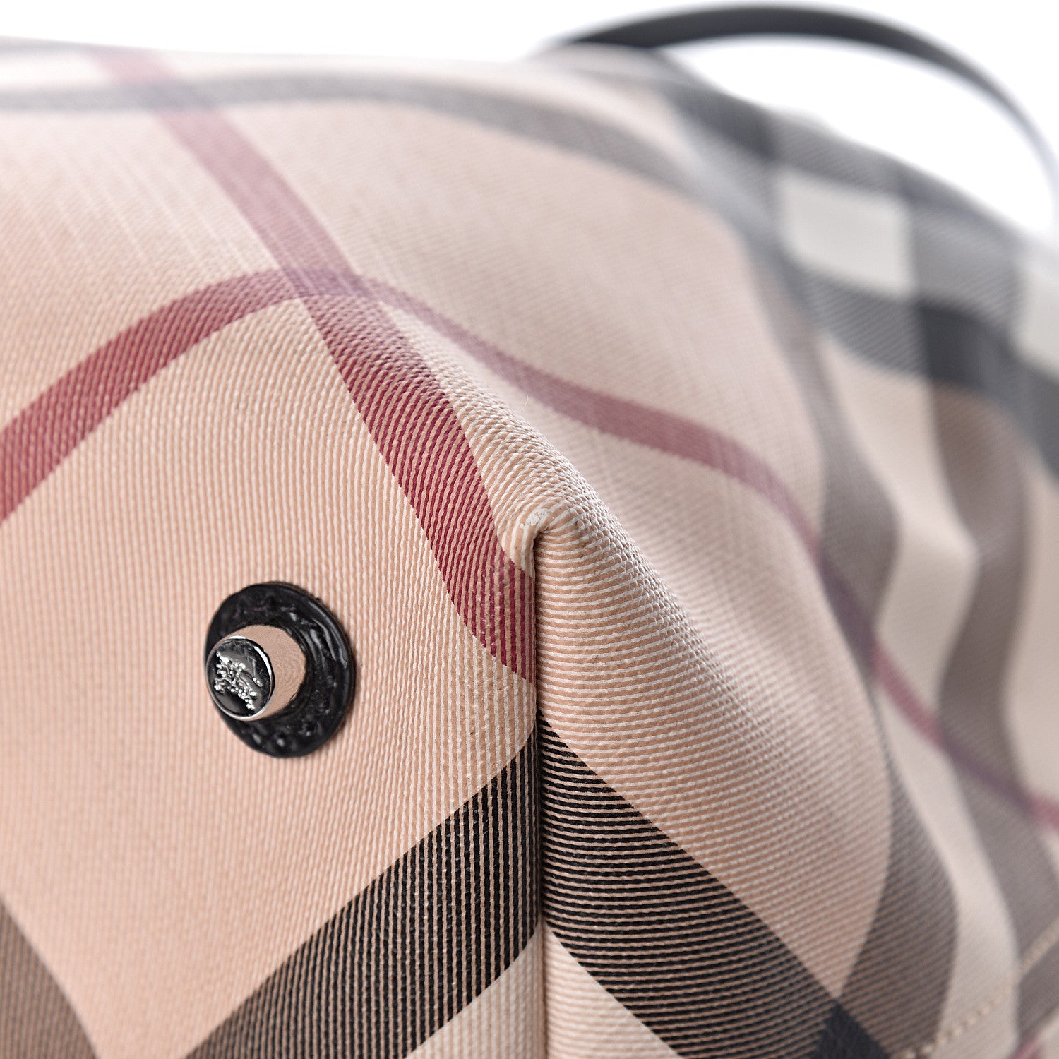 Burberry Nova Check Large Nickie Tote Black 13 of 14