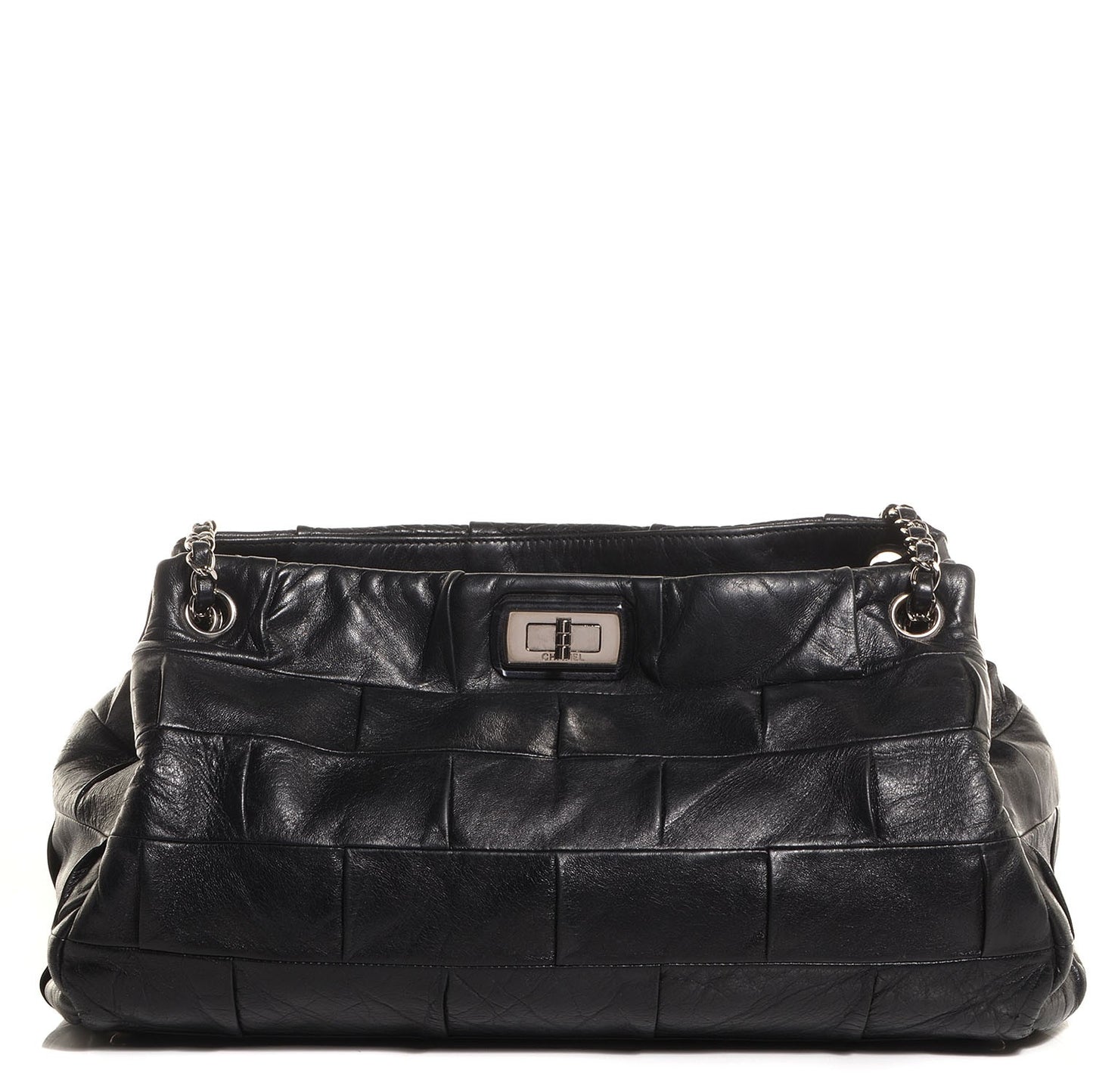 Lambskin Igloo Shoulder Bag Black