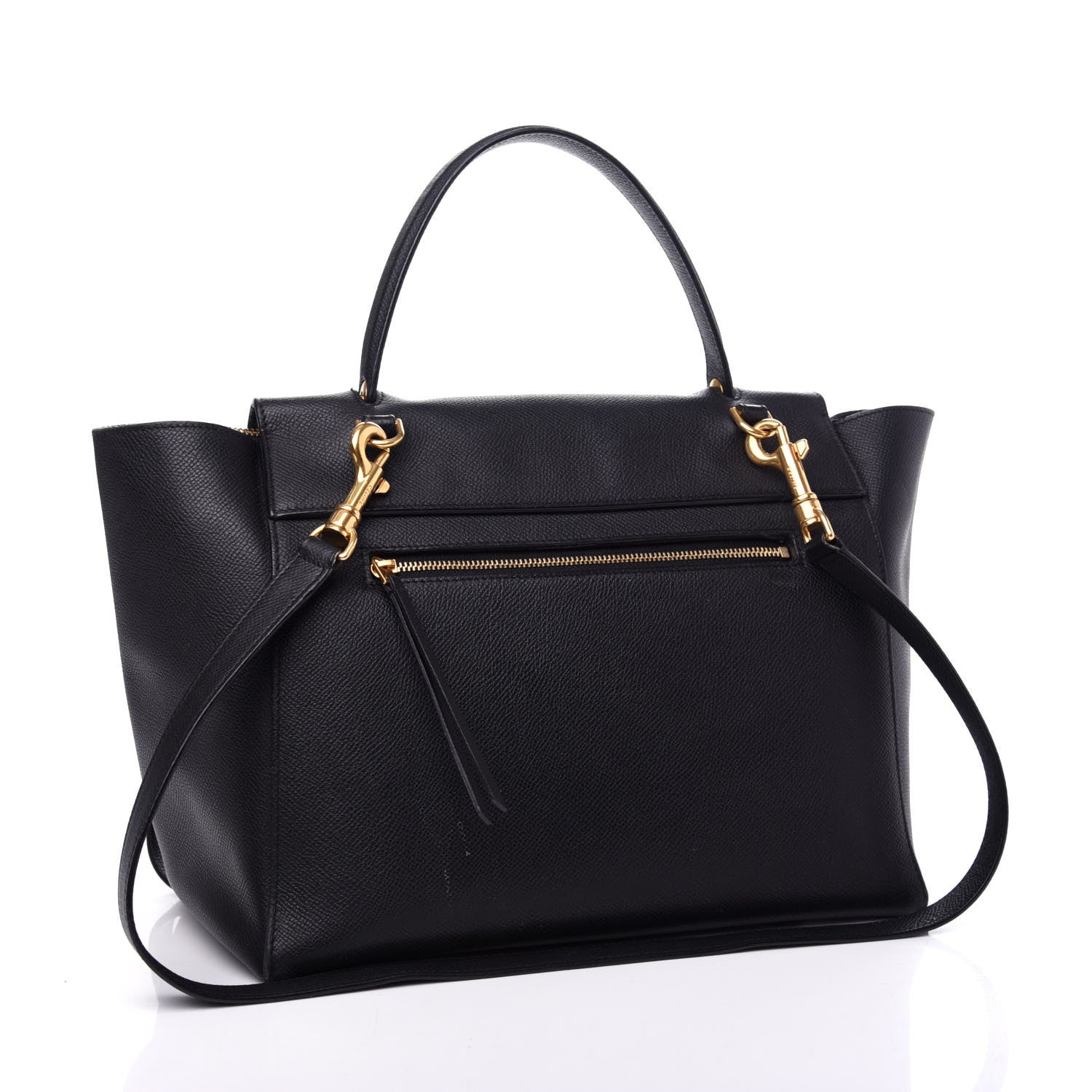 Celine Grained Calfskin Mini Belt Bag Black 3 of 8