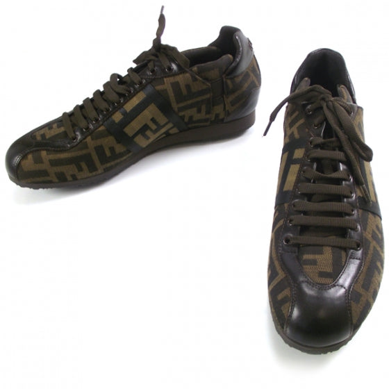 Jacquard Vitello Zucca Sportive Sneakers 6 Tobacco