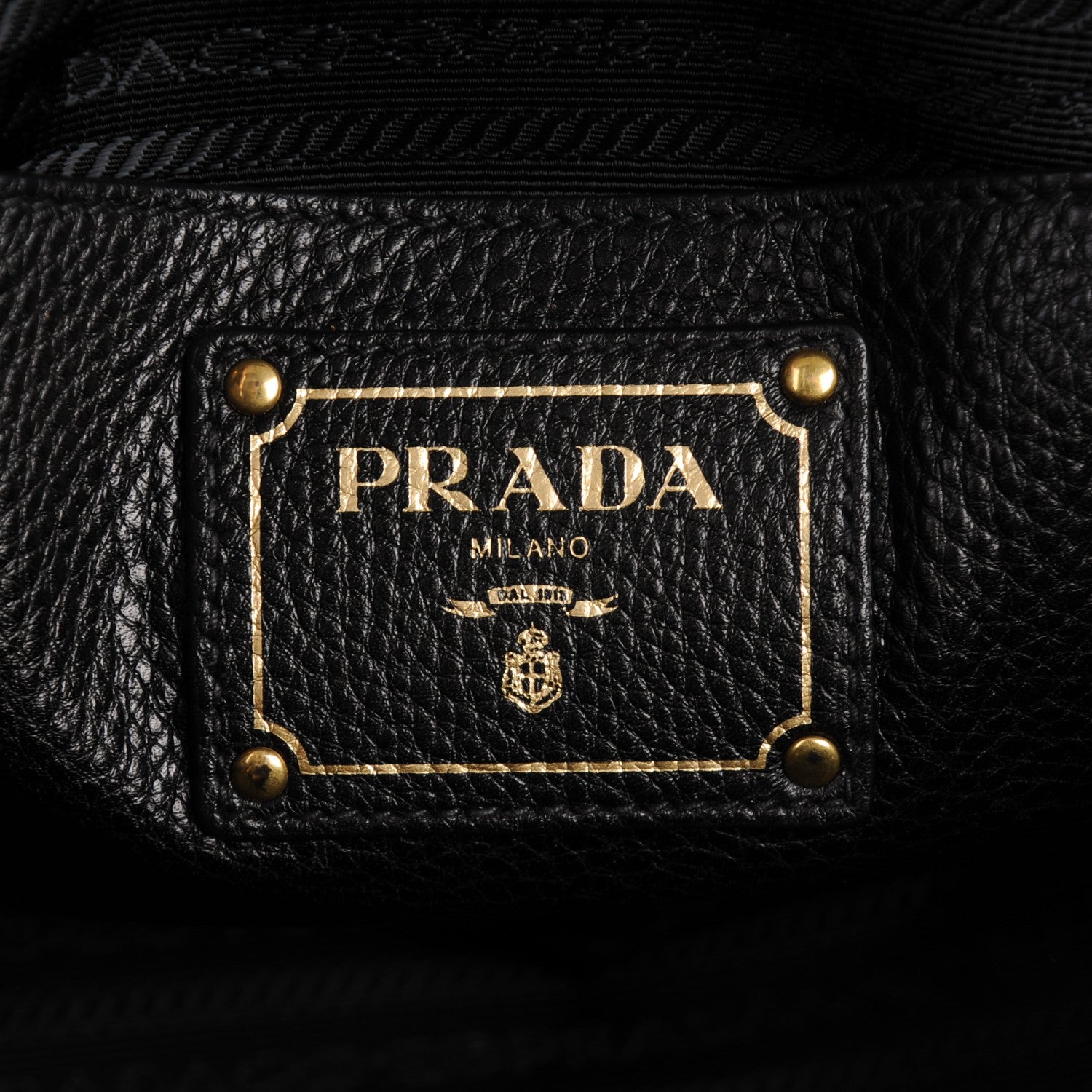 Prada Vitello Daino Twin Pocket Tote Black 6 of 9