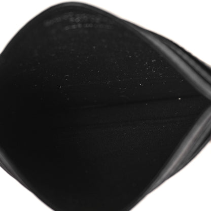 Saint Laurent Calfskin Monogram Credit Card Case Black 5 of 10