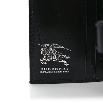 Burberry Nova Check Compact Wallet Black 7 of 9