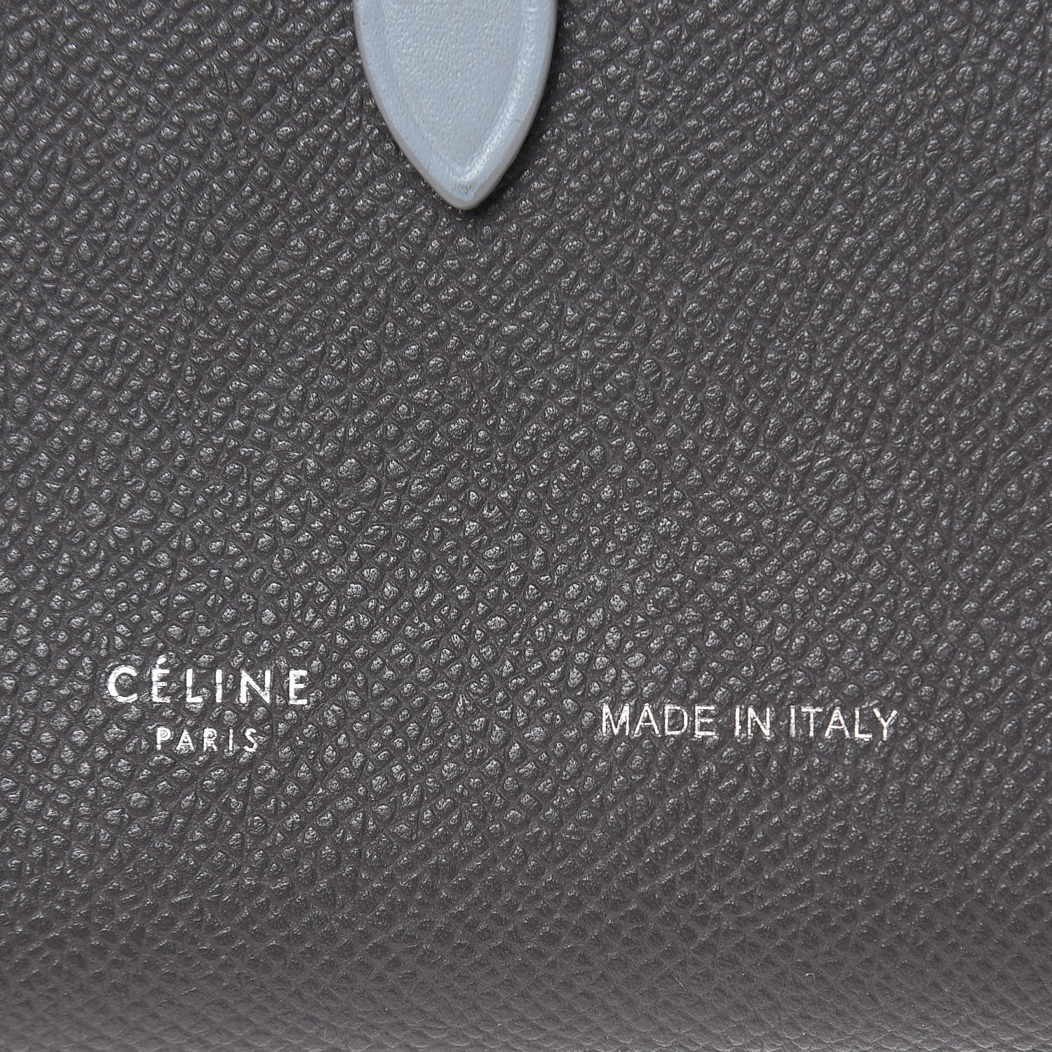 Celine Grained Calfskin Large Multifunction Strap Wallet Pebble Mineral 6 of 14