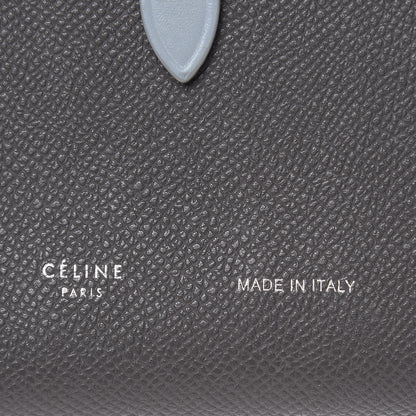 Celine Grained Calfskin Large Multifunction Strap Wallet Pebble Mineral 6 of 14