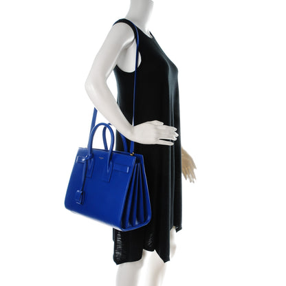 Saint Laurent Calfskin Small Sac De Jour Outremer 2 of 7