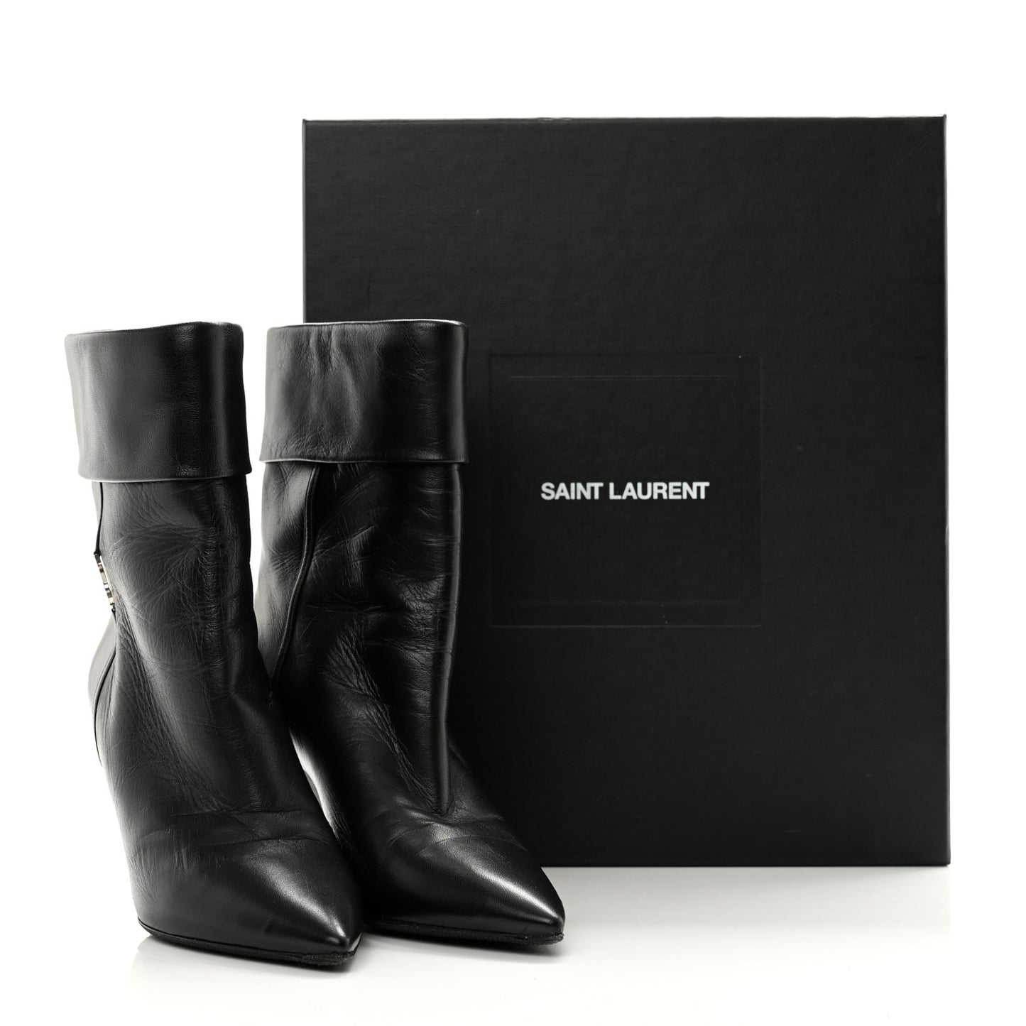 Lambskin Liz 85 Wedge Booties 39 Black
