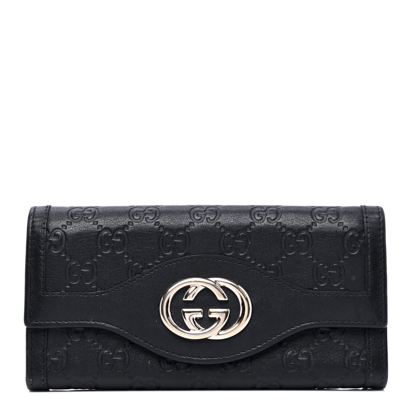 Guccissima Sukey Continental Wallet Continental Wallet Black