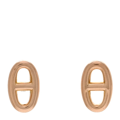Hermes 18K Rose Gold TPM Farandole Stud Earrings 1 of 4