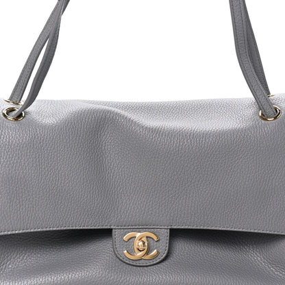 Chanel Grained Calfskin Small Souplissimo Maxi Flap Grey 8 of 11
