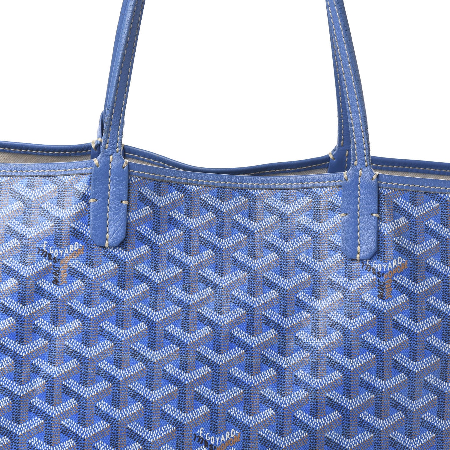 Goyard Goyardine Saint Louis PM Sky Blue 14 of 14