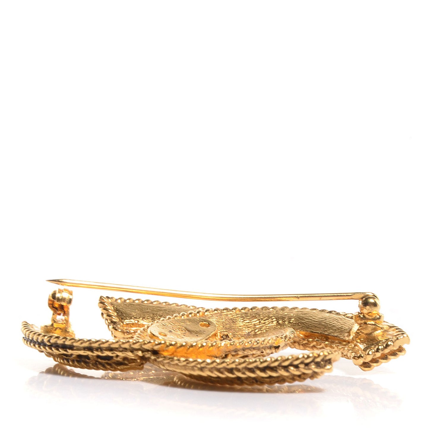 Large CC Brooch Gold