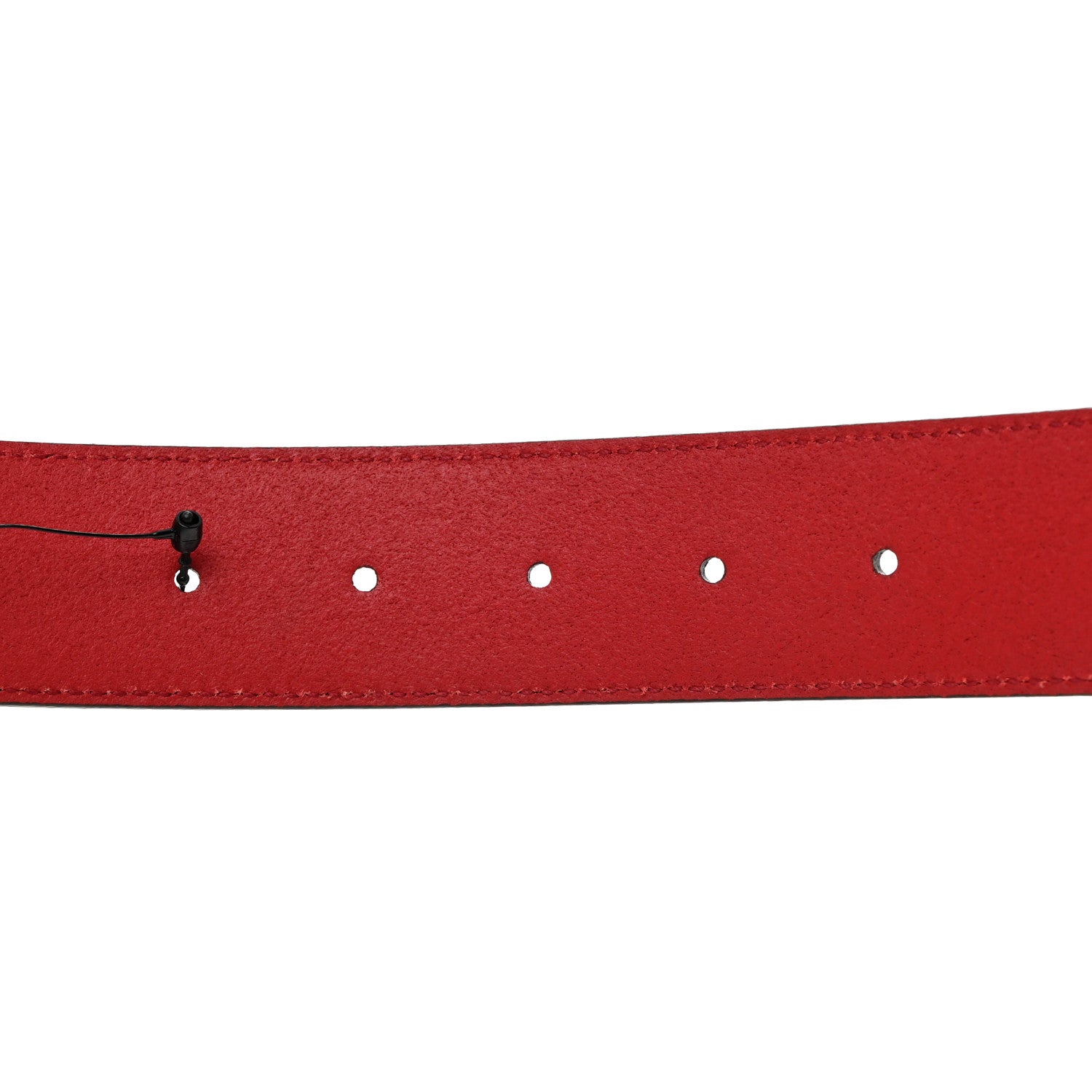 Gucci Selleria Calfskin Mens Interlocking G 37mm Belt 100 40 Rosso 4 of 5